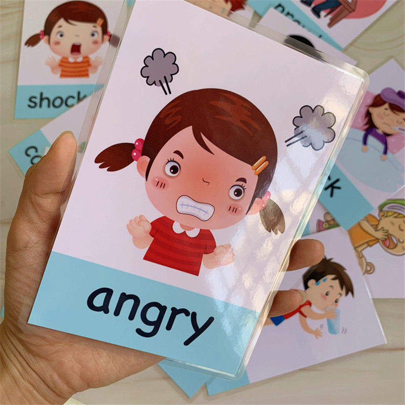 Kids Educational Games Learn English - Cartes d'apprentissage de l'anglais Montessori pour