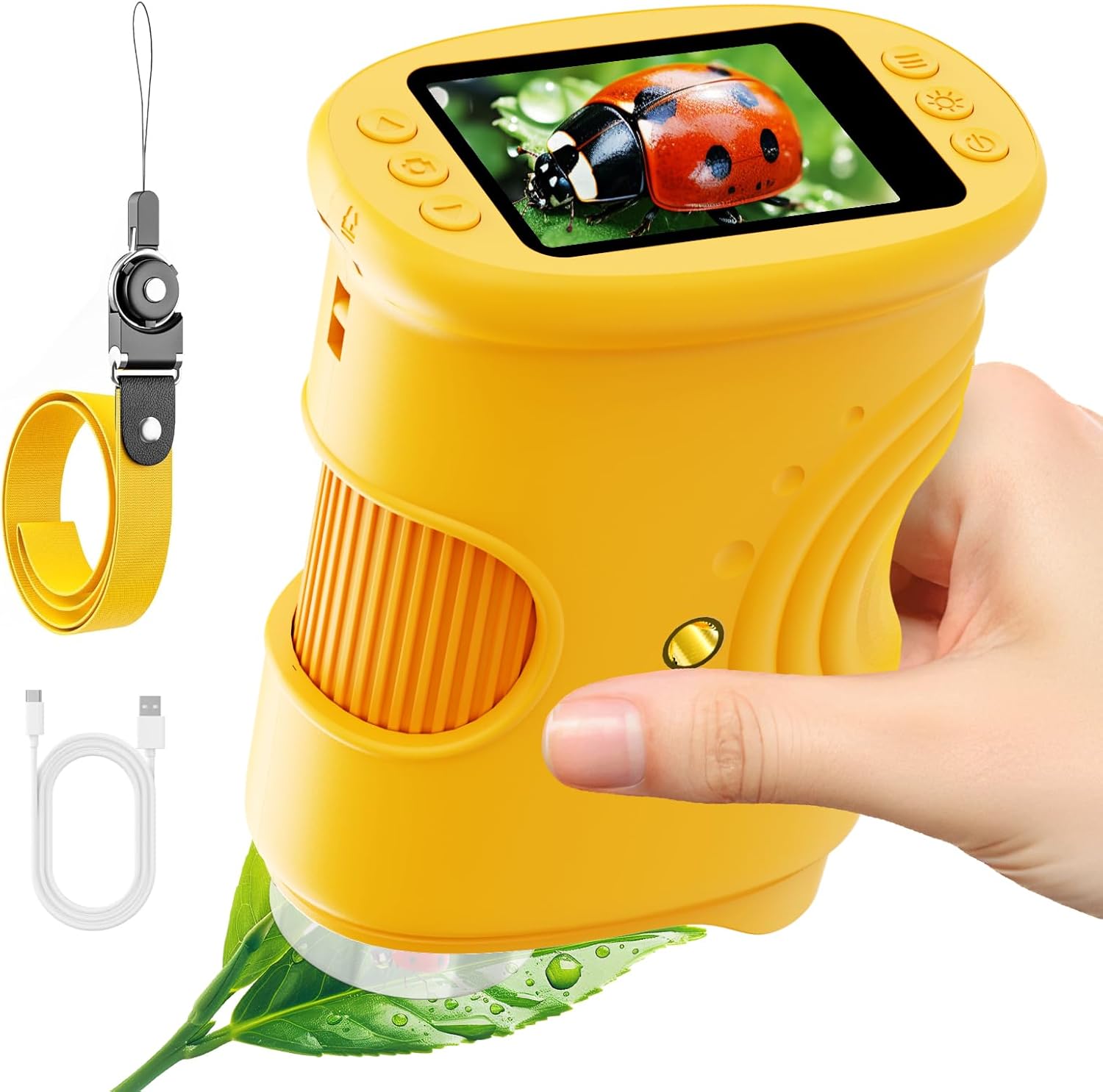 Kids Definition Of Education - Microscope numérique pour enfants 1000X portable