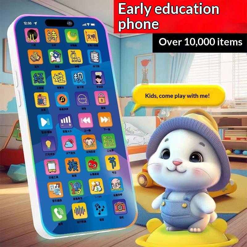 Kid Educational - Téléphone Jouet Interactif pour Tout-Petits avec