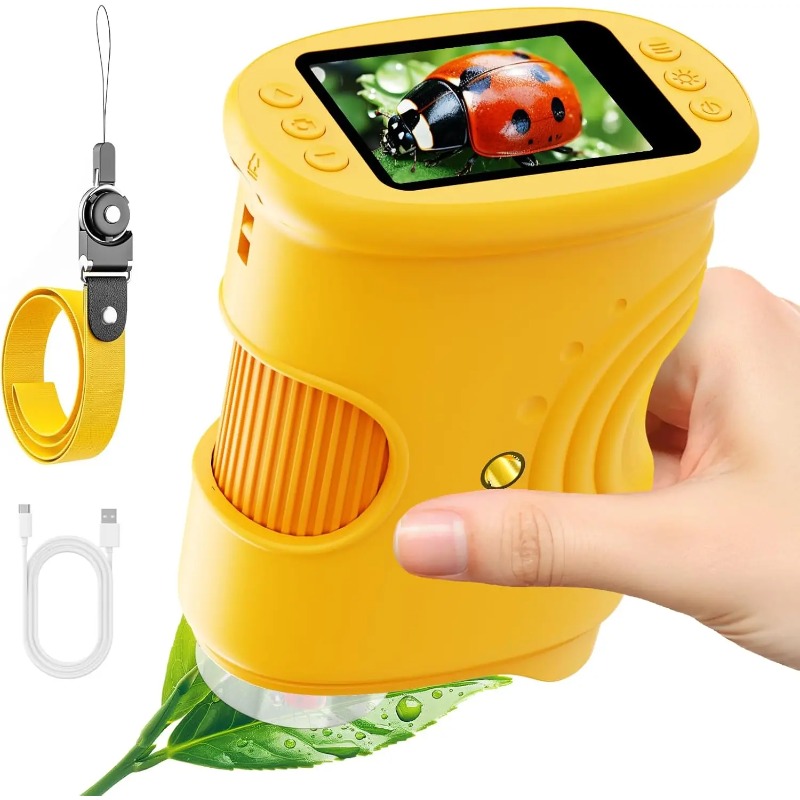 Kids Definition Of Education - Microscope numérique pour enfants 1000X portable