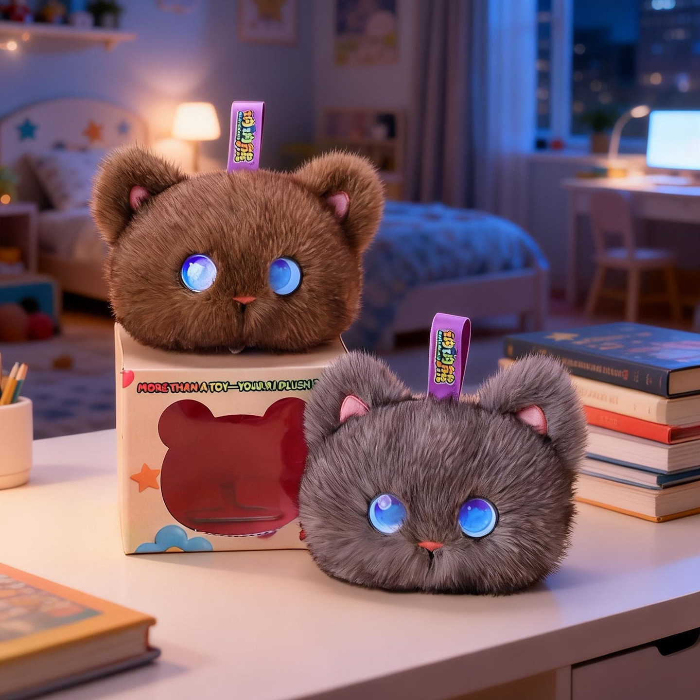Kid Educational - Jouet en peluche pour chat interactif