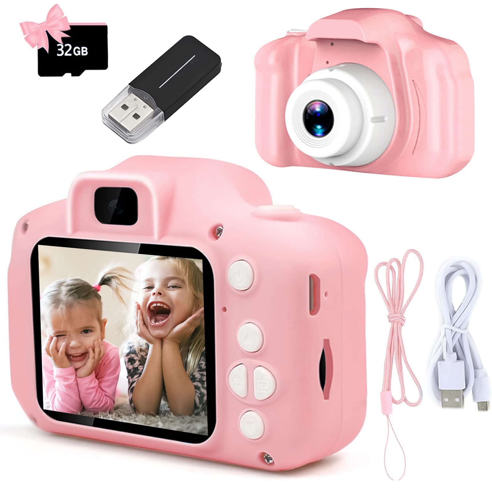Kids Education Video - Enfants caméra jouets Mini HD numérique