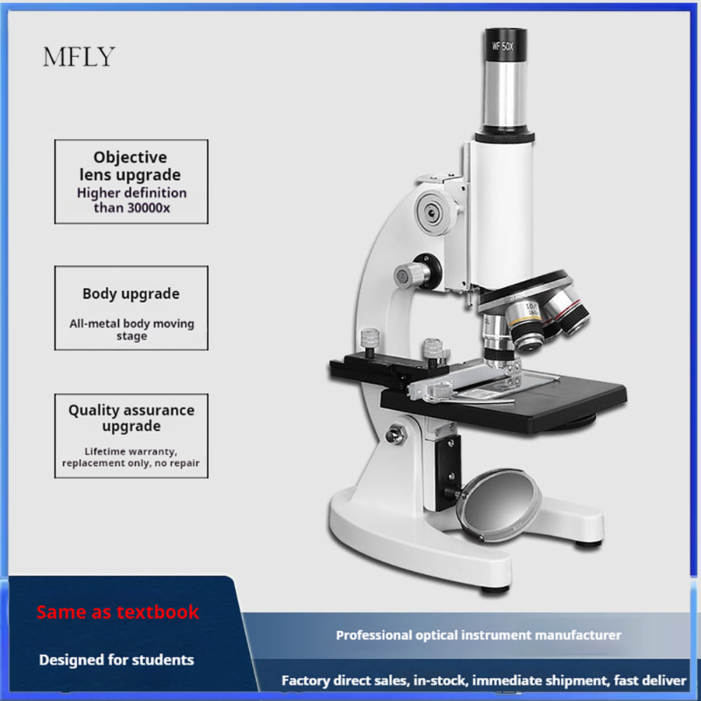 Kids Definition Of Education - Microscope composé de grossissement 64X-2400X pour