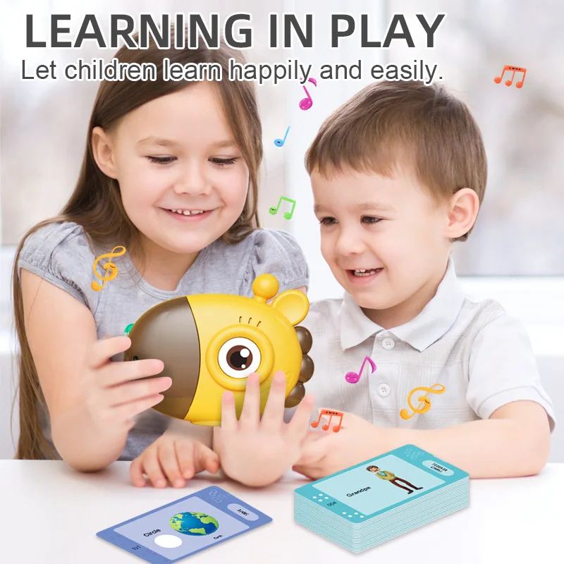 Lecteur de cartes Flash girafe - Kids Educational Games Learn English avis et prix