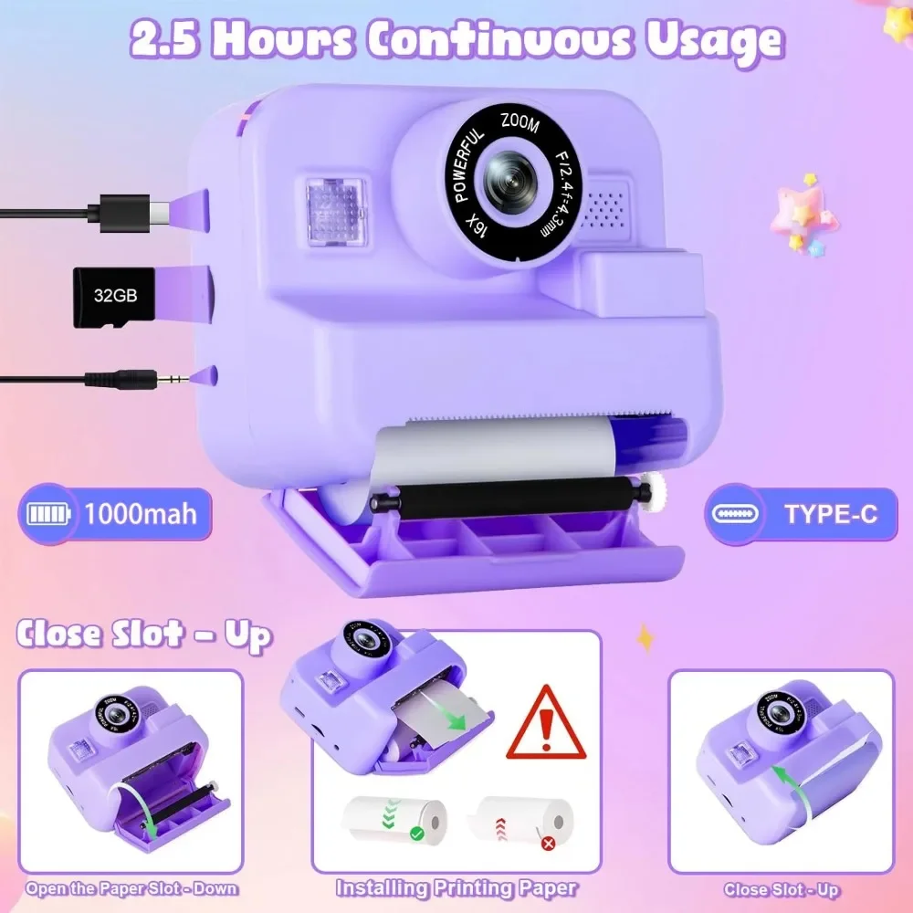 1080P enfants Mini caméra vidé - Kids Education Video avis et prix