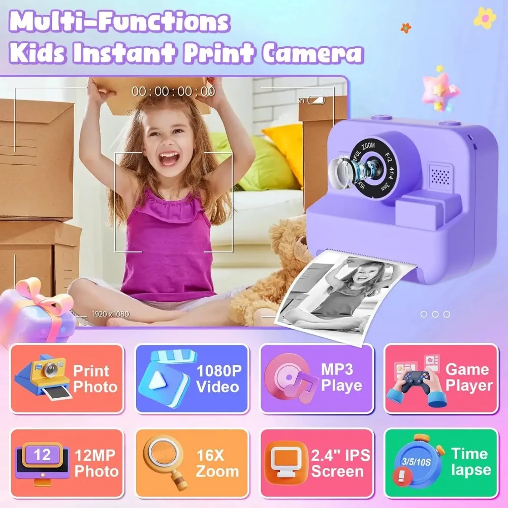 1080P enfants Mini caméra vidé - Kids Education Video avis et prix