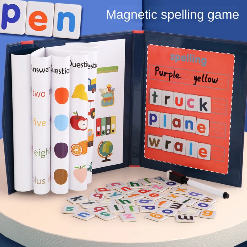 1 pièce Jeu de puzzles magnéti - Kids Educational Games Learn English avis et prix