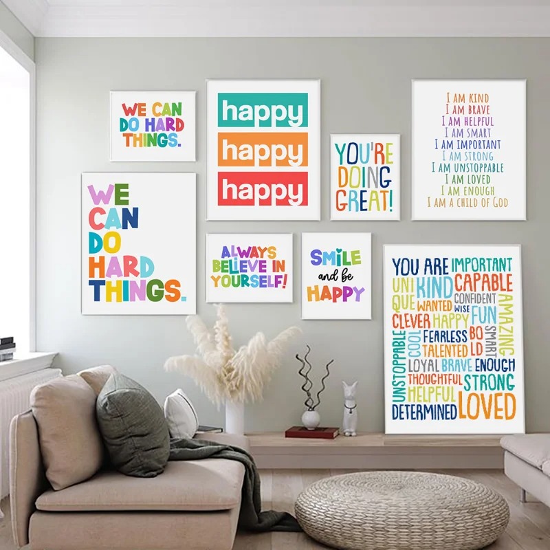 Affiche Murale Positive pour E - Kids Education Motivation avis et prix