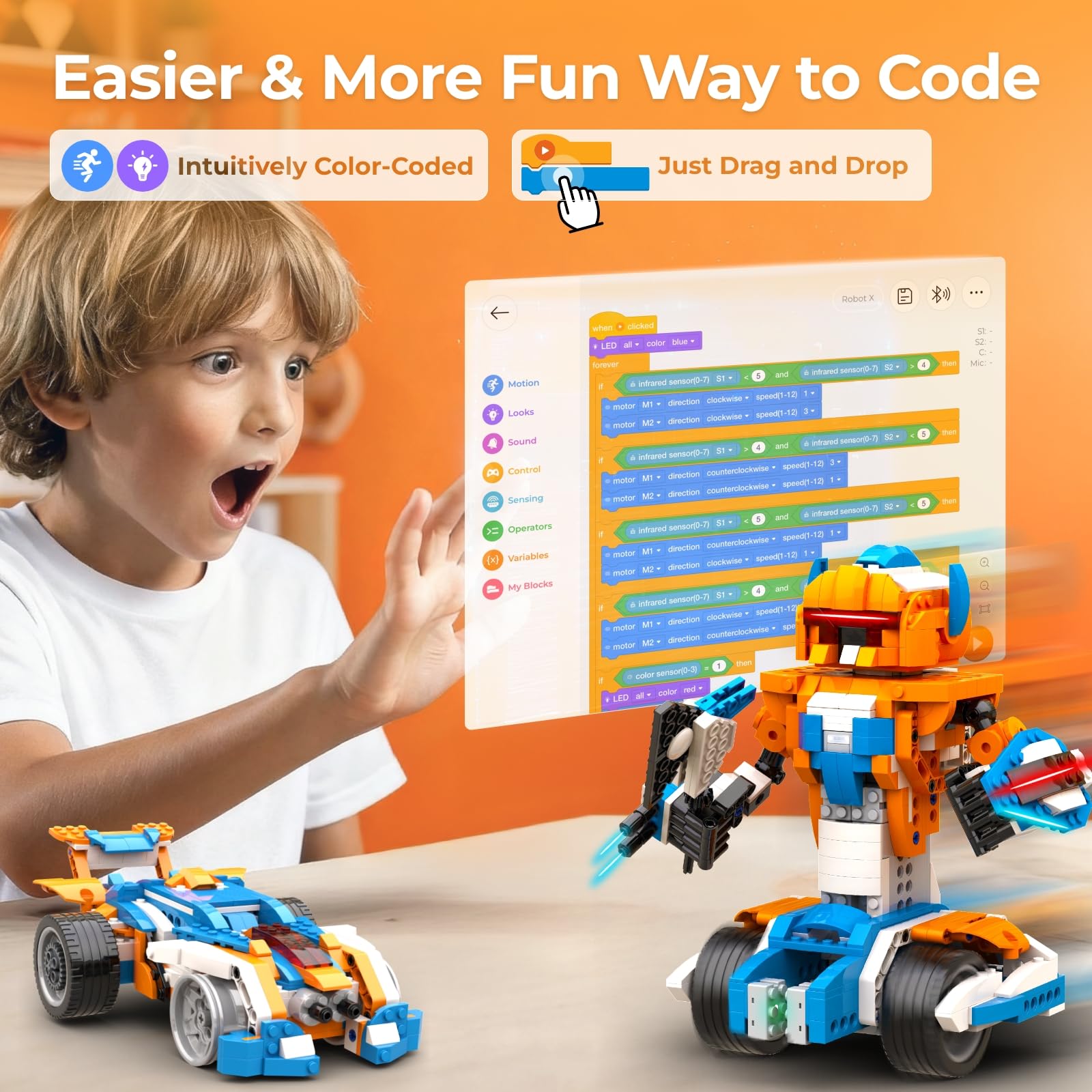 Kit de construction Apitor Rob - Kids Education App Free avis et prix