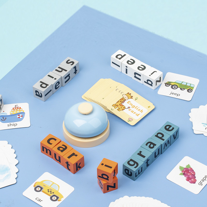 Jouet créatif en bois pour enf - Kids Educational Games Learn English avis et prix