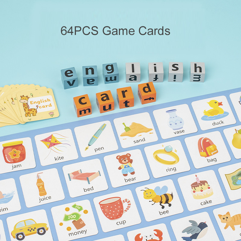 Jouet créatif en bois pour enf - Kids Educational Games Learn English avis et prix
