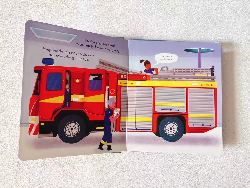 Usborne Peep Inside How A Fire - Kid Educational avis et prix
