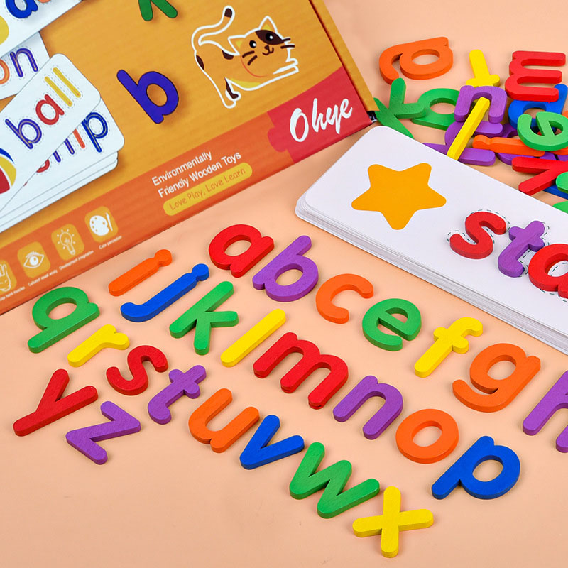 Jouets éducatifs en bois pour  - Kids Educational Games Learn English avis et prix