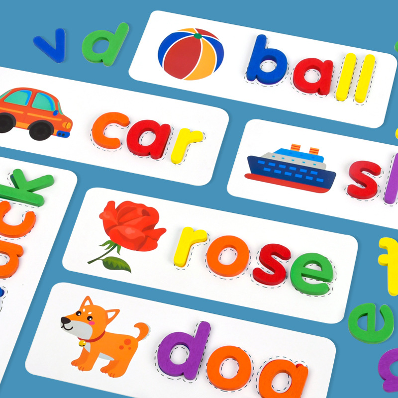 Jouets éducatifs en bois pour  - Kids Educational Games Learn English avis et prix