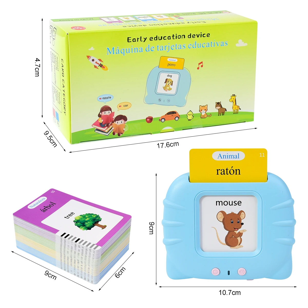 Cartes cognitives espagnoles é - Kids Educational Games Learn English avis et prix