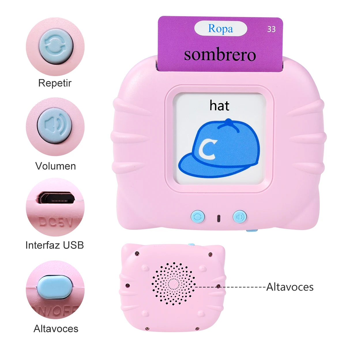 Cartes cognitives espagnoles é - Kids Educational Games Learn English avis et prix