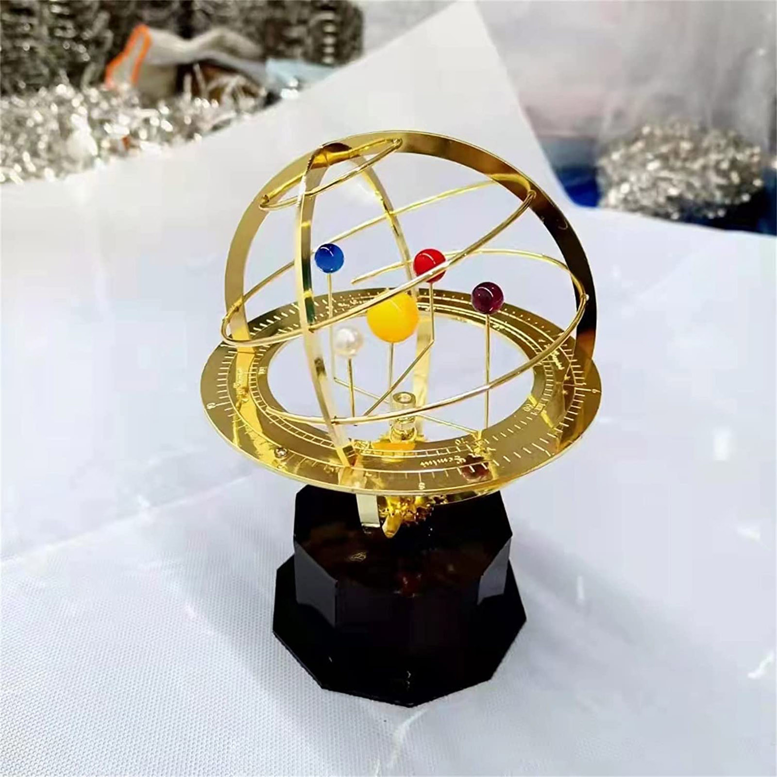 Ornement Métallique Rotatif du - Solar System Model avis et prix