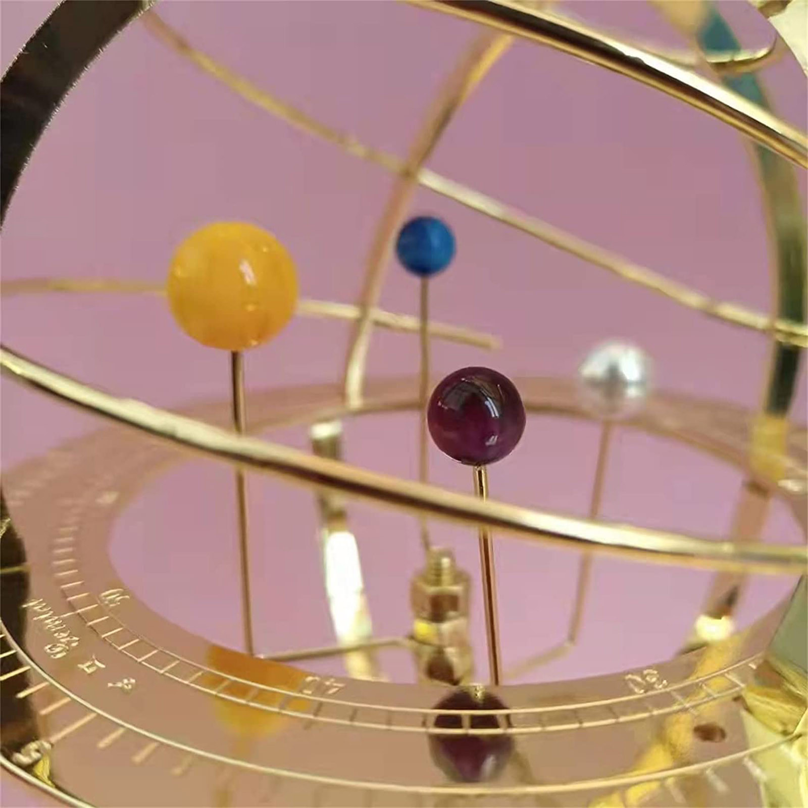 Ornement Métallique Rotatif du - Solar System Model avis et prix