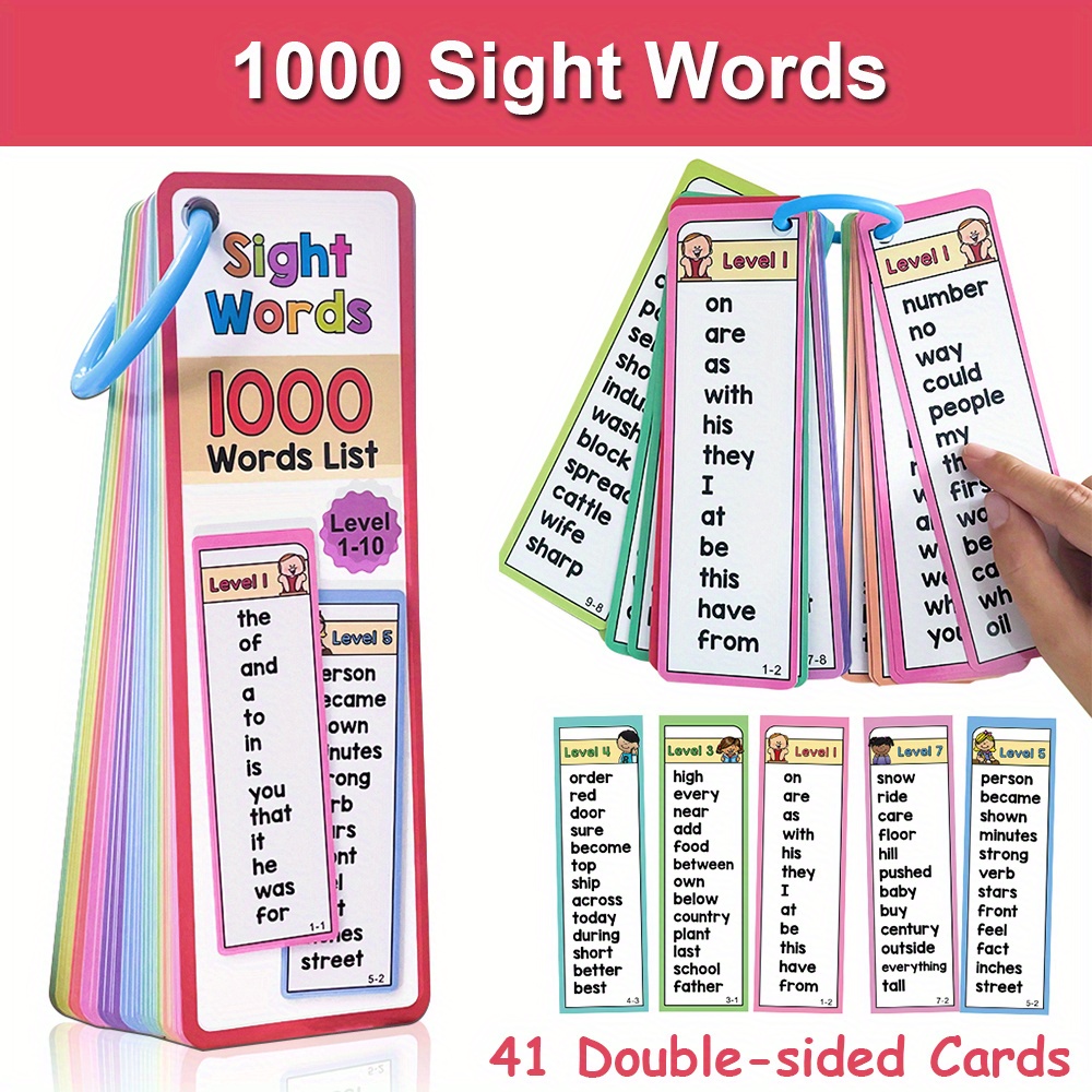 Cartes Flash de 1000 mots de v - Kids Educational Games Learn English avis et prix