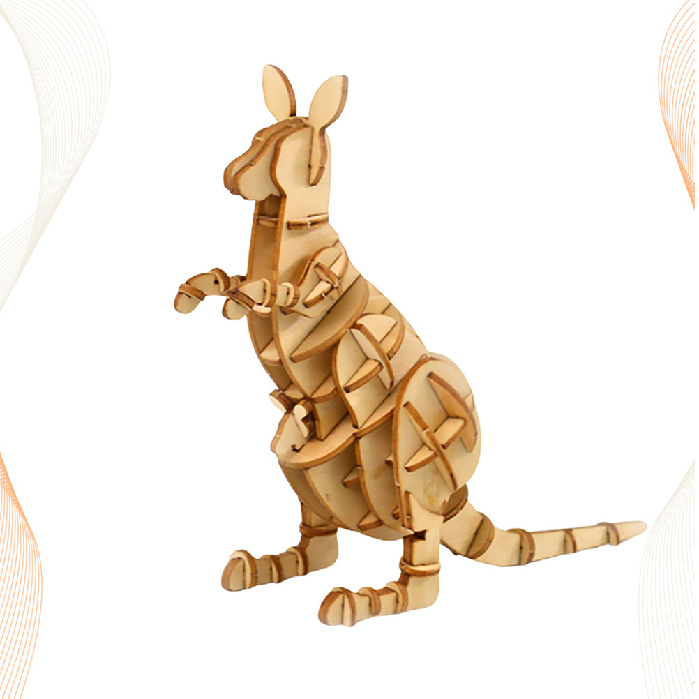 Puzzle en bois 3D Kangourou, p - Kangaroo Kids Education avis et prix