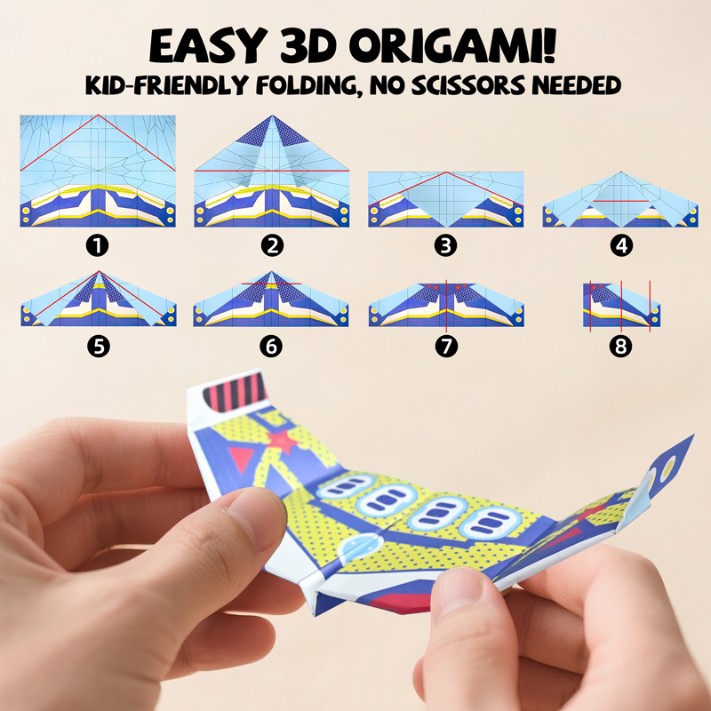 Kit d'origami pour avions en p - Kids Educational Device avis et prix