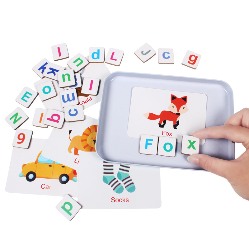 Puzzle en bois cartes Flash je - Kids Educational Games Learn English avis et prix