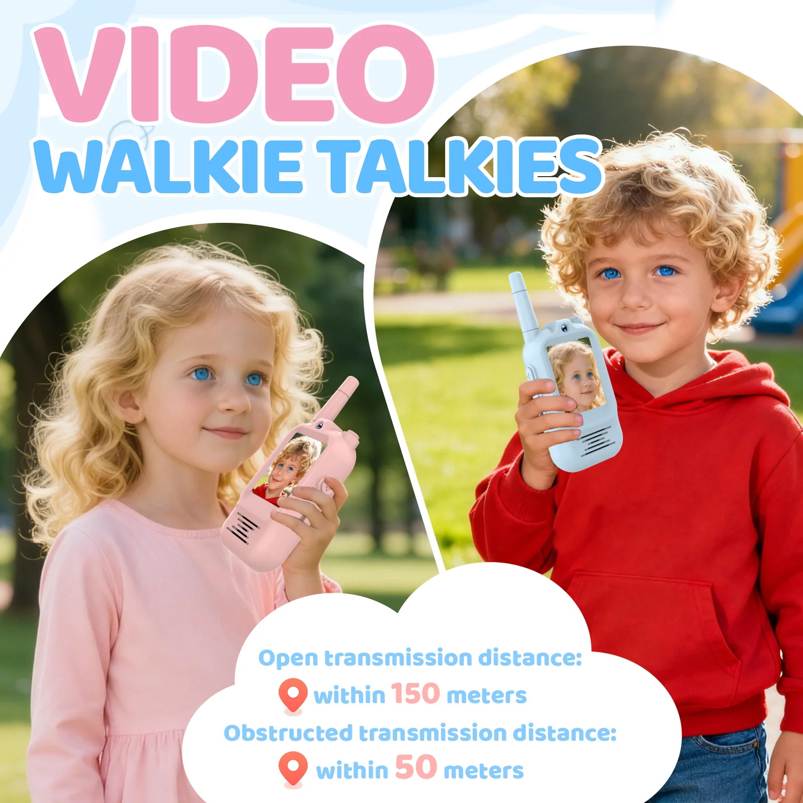 Talkie-walkie vidéo rechargeab - Kids Education Video avis et prix