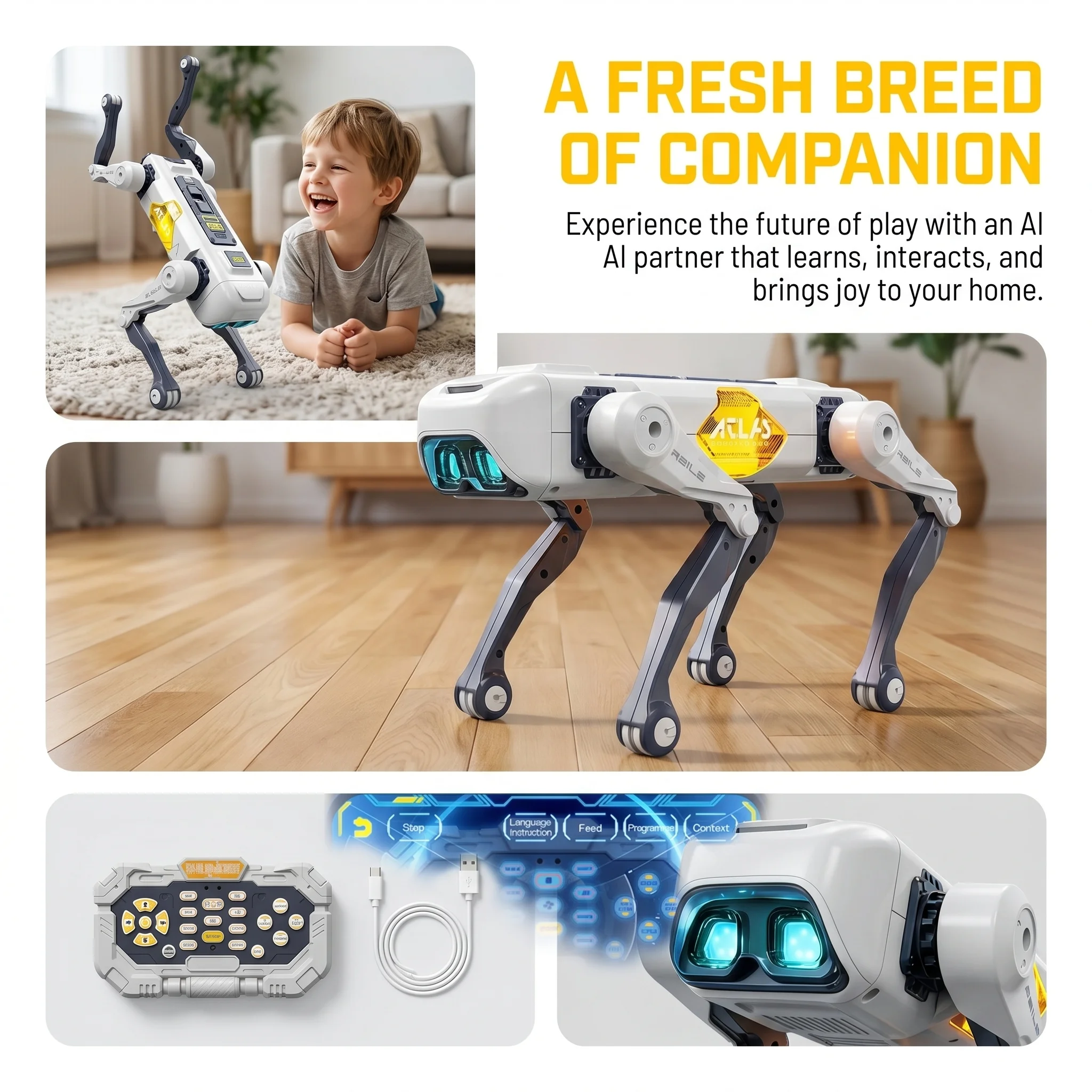 Robot chien intelligent IA, co - Kid Educational avis et prix