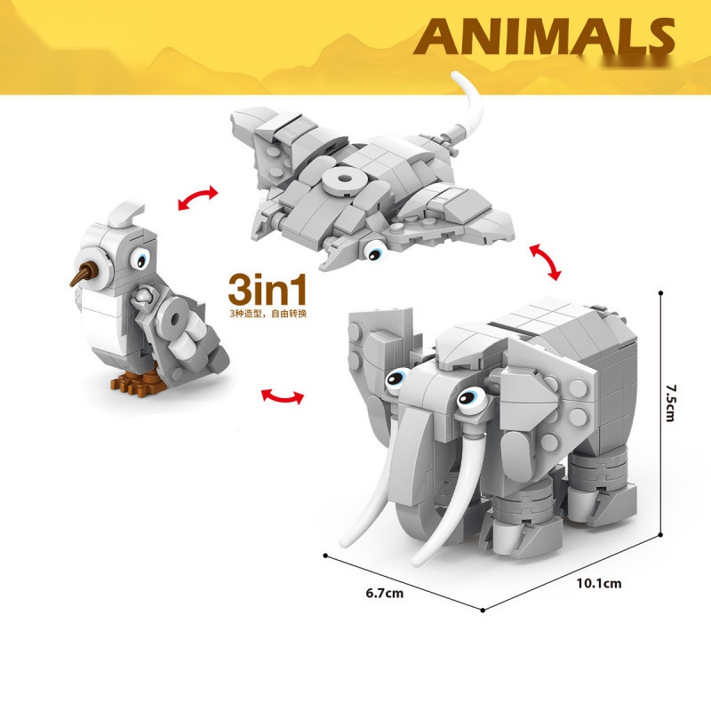 Blocs de construction d'animau - Kangaroo Kids Education avis et prix