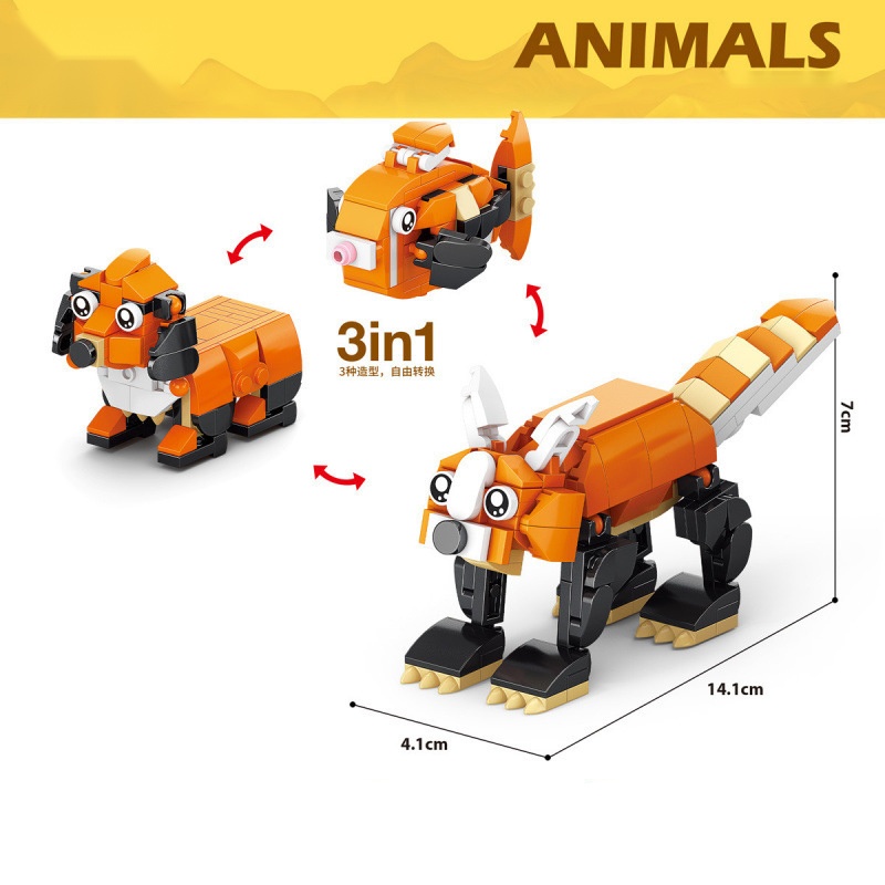 Blocs de construction d'animau - Kangaroo Kids Education avis et prix