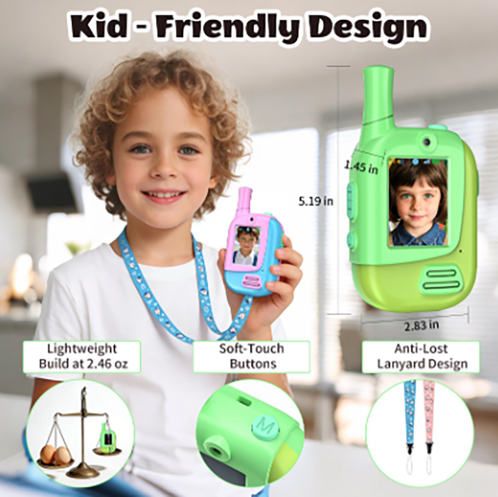 Lot de 2 talkies-walkies vidéo - Kids Education Video avis et prix