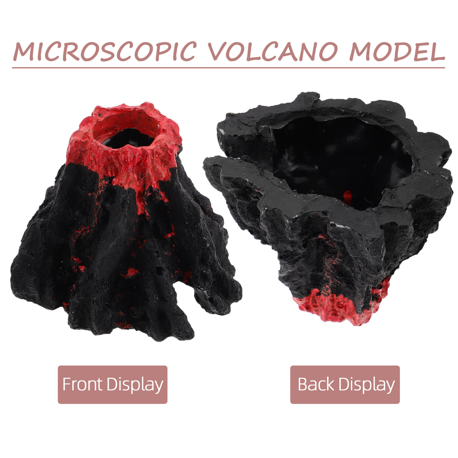 Lot de 2 Volcanos Réalistes en - Science Kit Volcano avis et prix